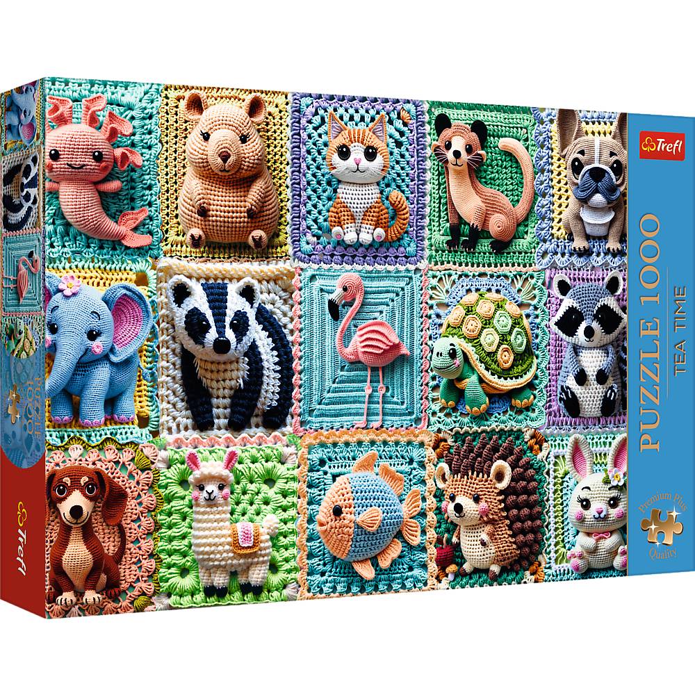 Trefl, Häkeltiere, 1000 Teile Premium Plus Puzzle