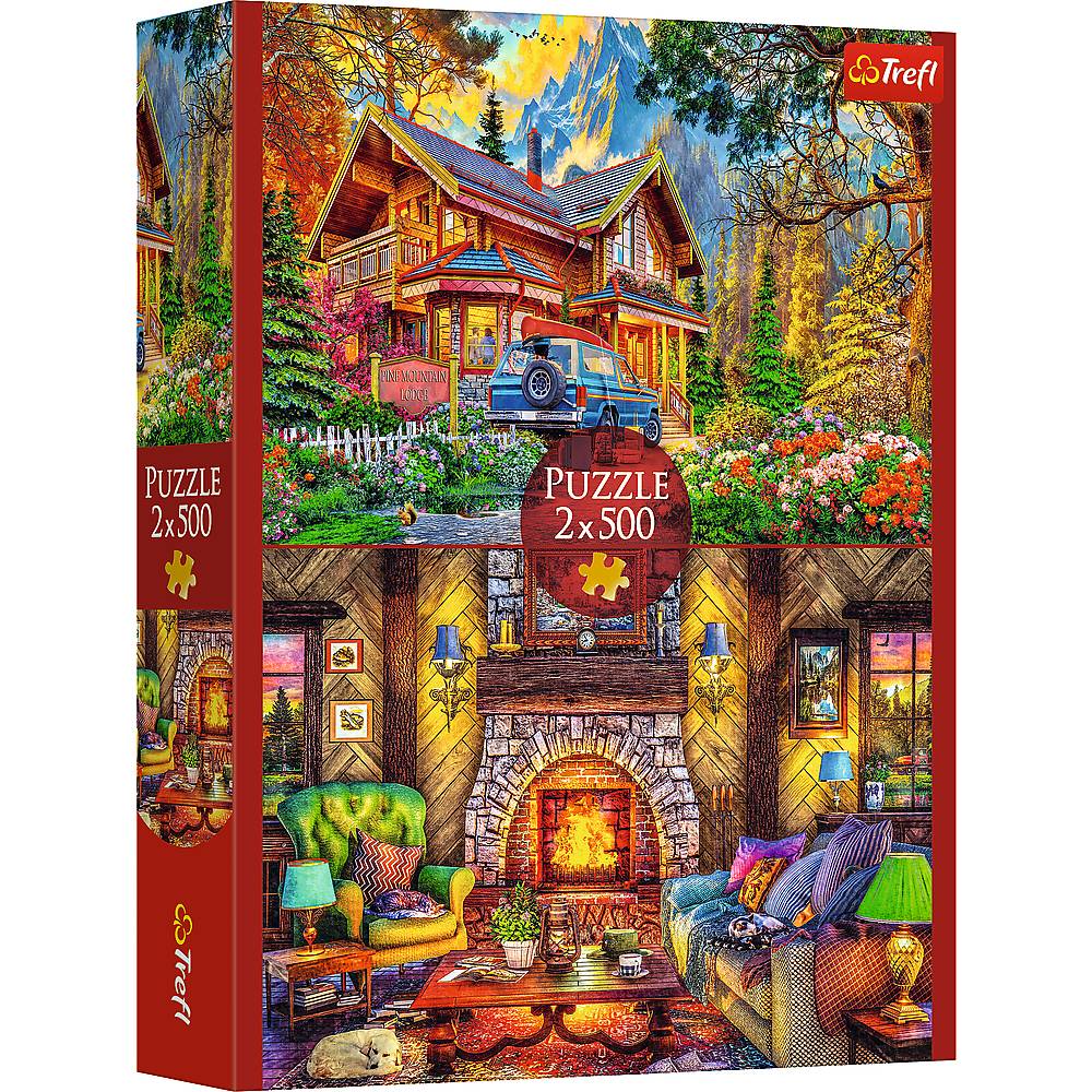 Trefl, Berg Trip, 2x500 Teile Puzzle