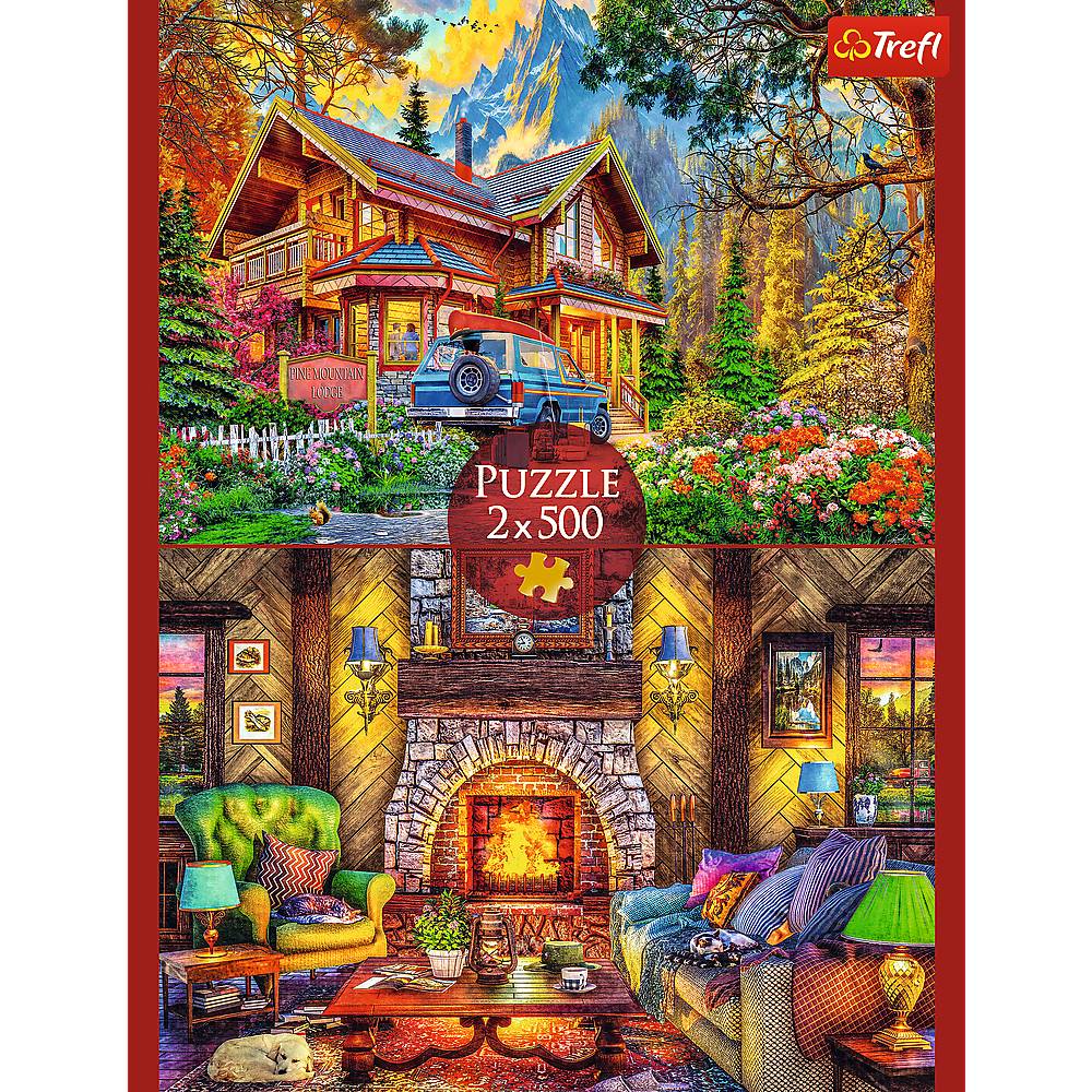 Trefl, Berg Trip, 2x500 Teile Puzzle