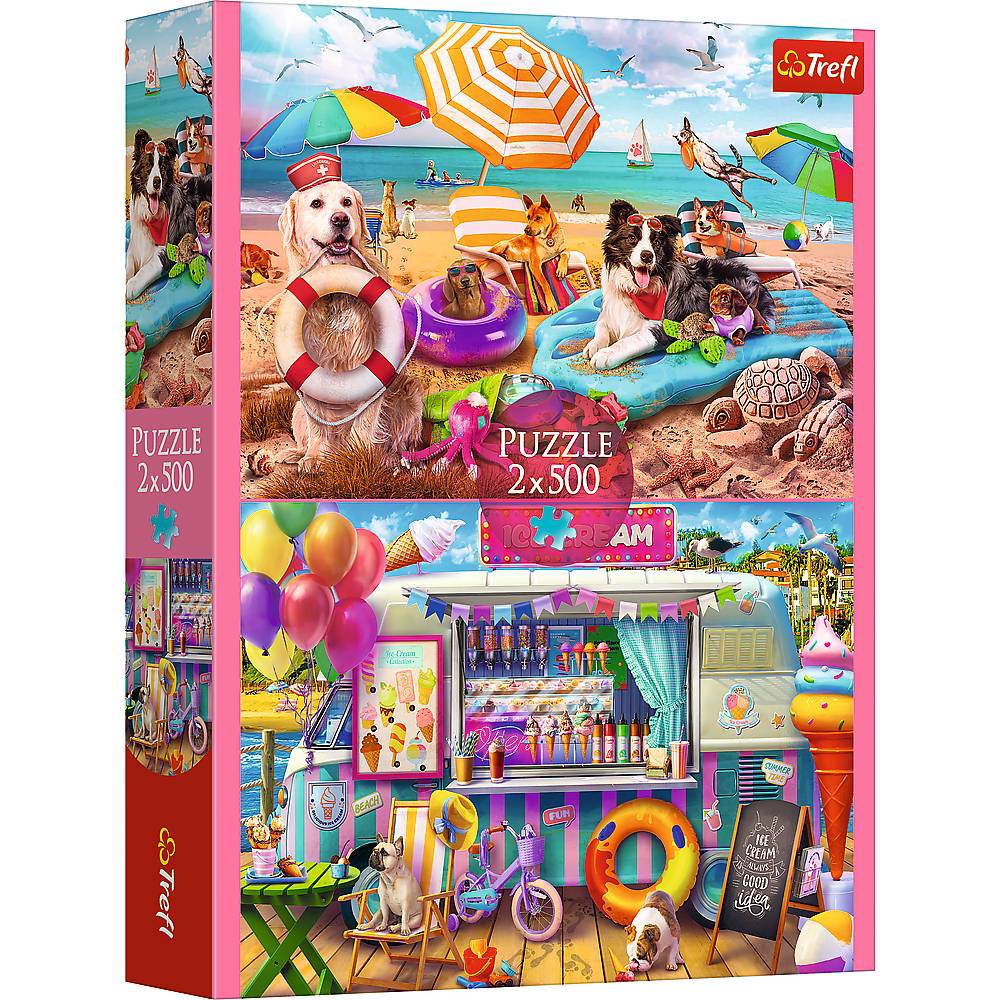 Trefl, Sommer Zeit, 2x500 Teile Puzzle