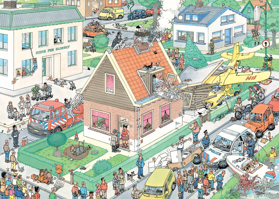 Jan van Haasteren - Murphys Gesetz (1000 Teile Puzzle)