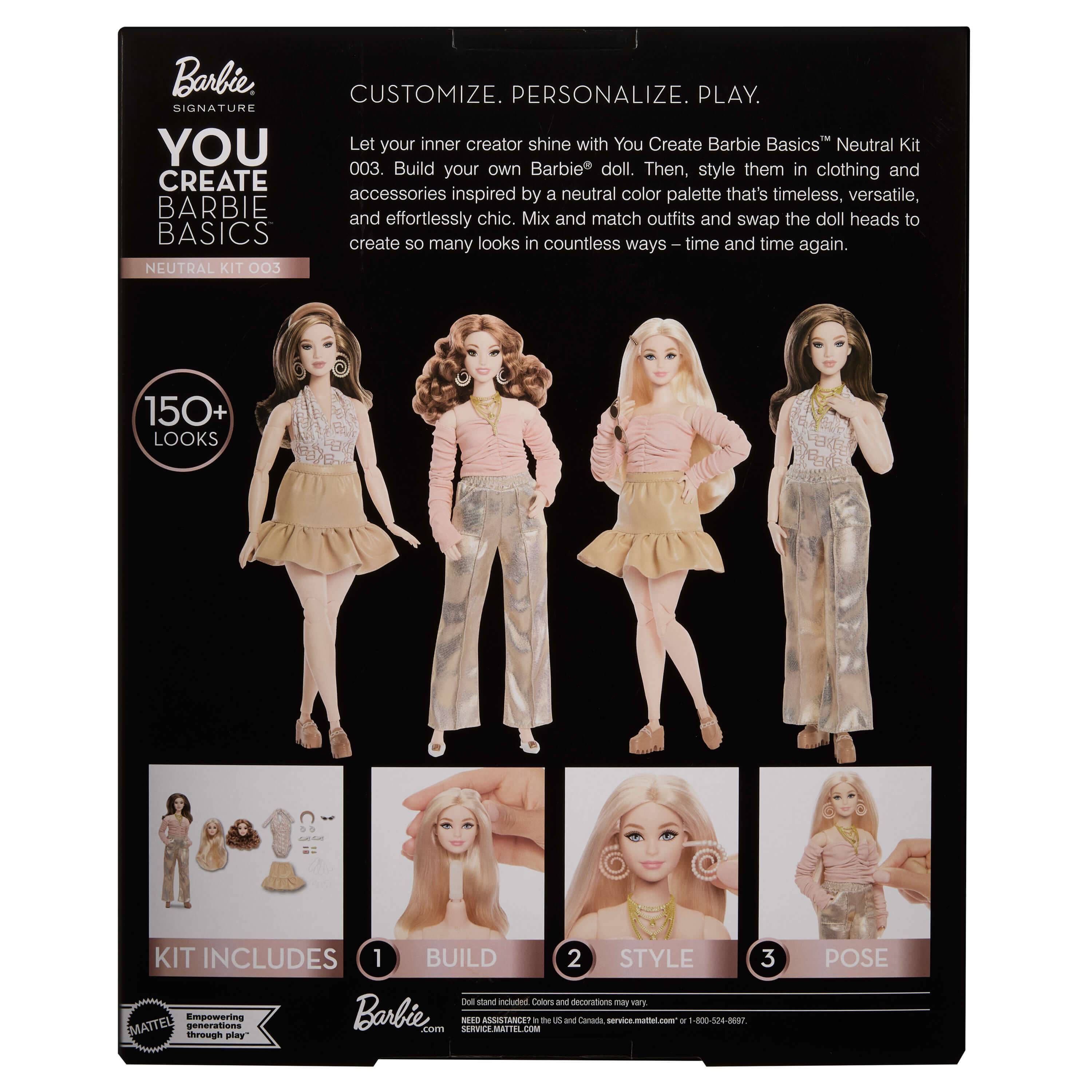 Mattel JJX37 - Barbie Signature Barbie Basics You Create Neutral Kit 03
