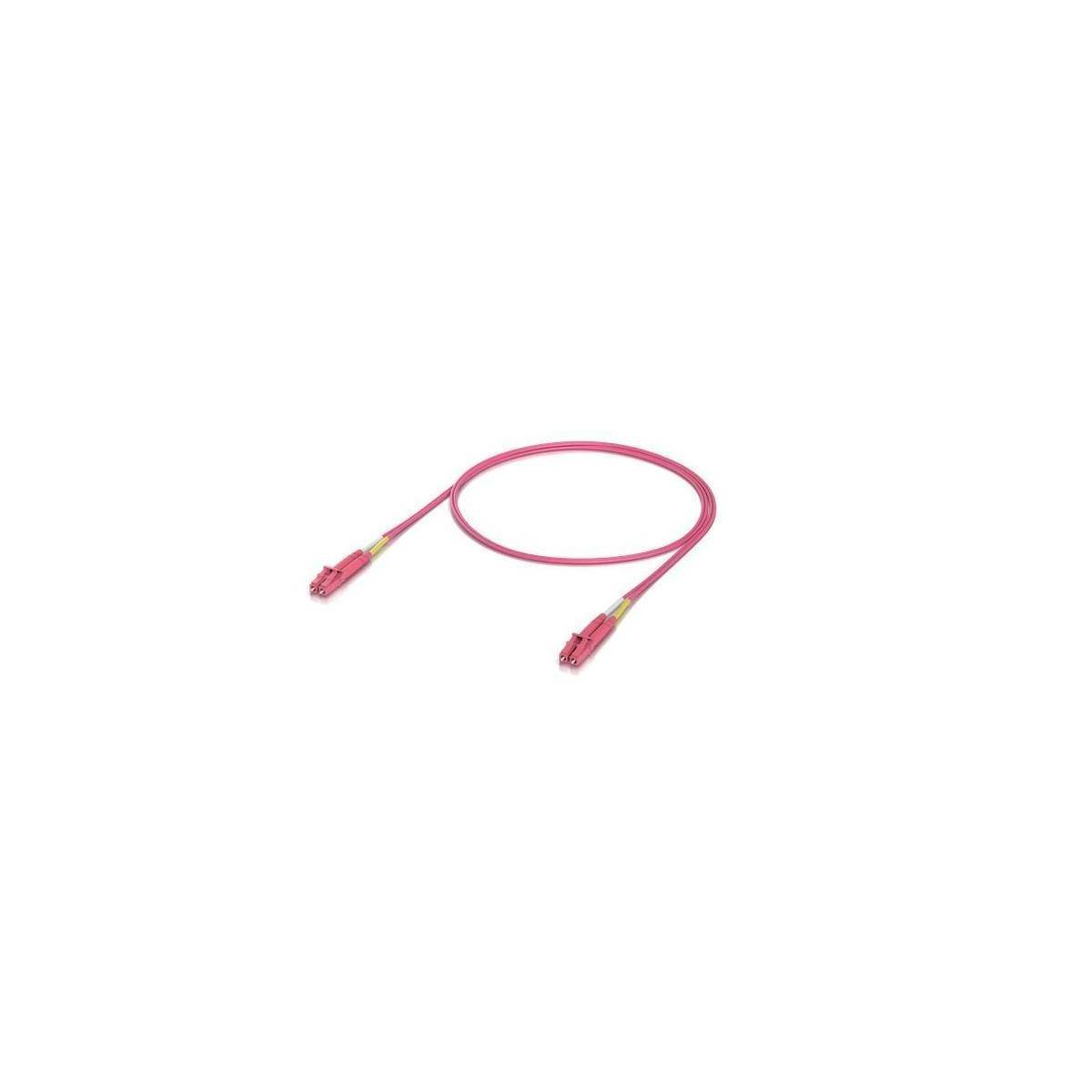 UACC-OFC-M2-LULU-1M-50 - OM4-Multimode-Glasfaser-Patchkabel mit Duplex-LC-UPC-Steckern, 1 m