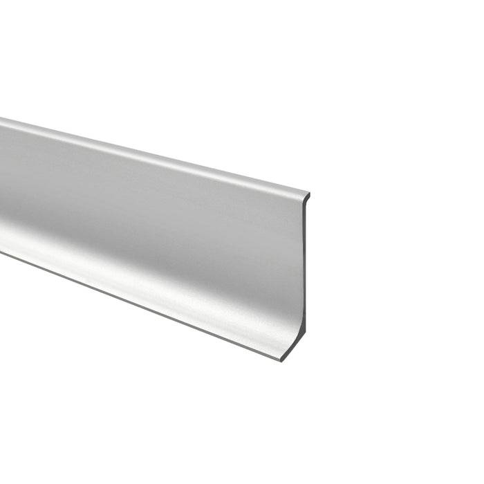 FLOORDIREKT Sockelleiste Aluminium KWS 606 - Moderne Wandabdeckung - 100 % hochwertiges Aluminium - 60 mm - 190 cm