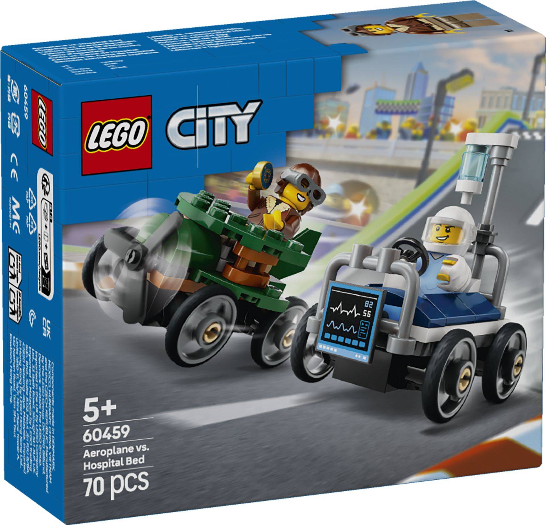 LEGO® City 60459 Flugzeug vs. Krankenhausbett