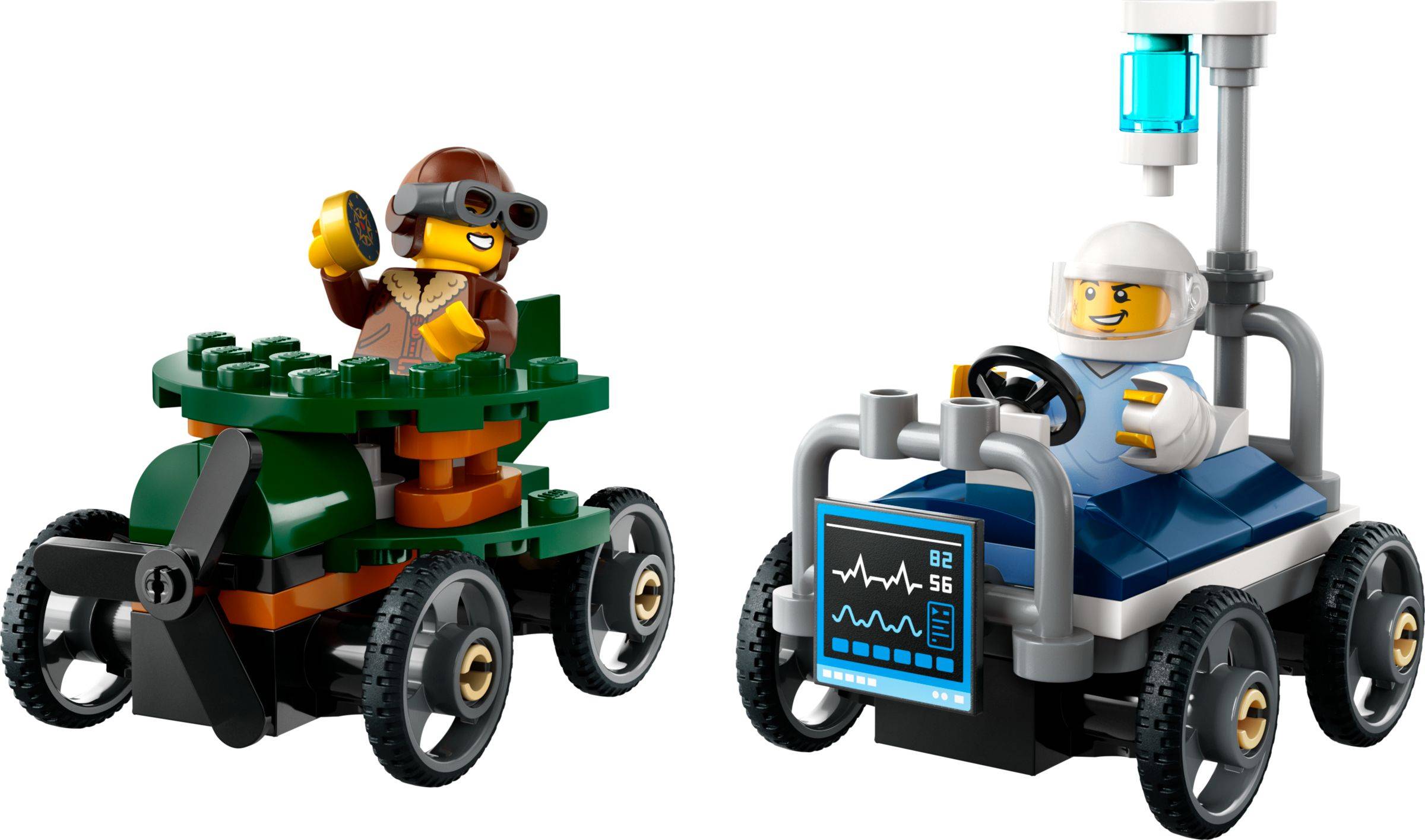 LEGO® City 60459 Flugzeug vs. Krankenhausbett