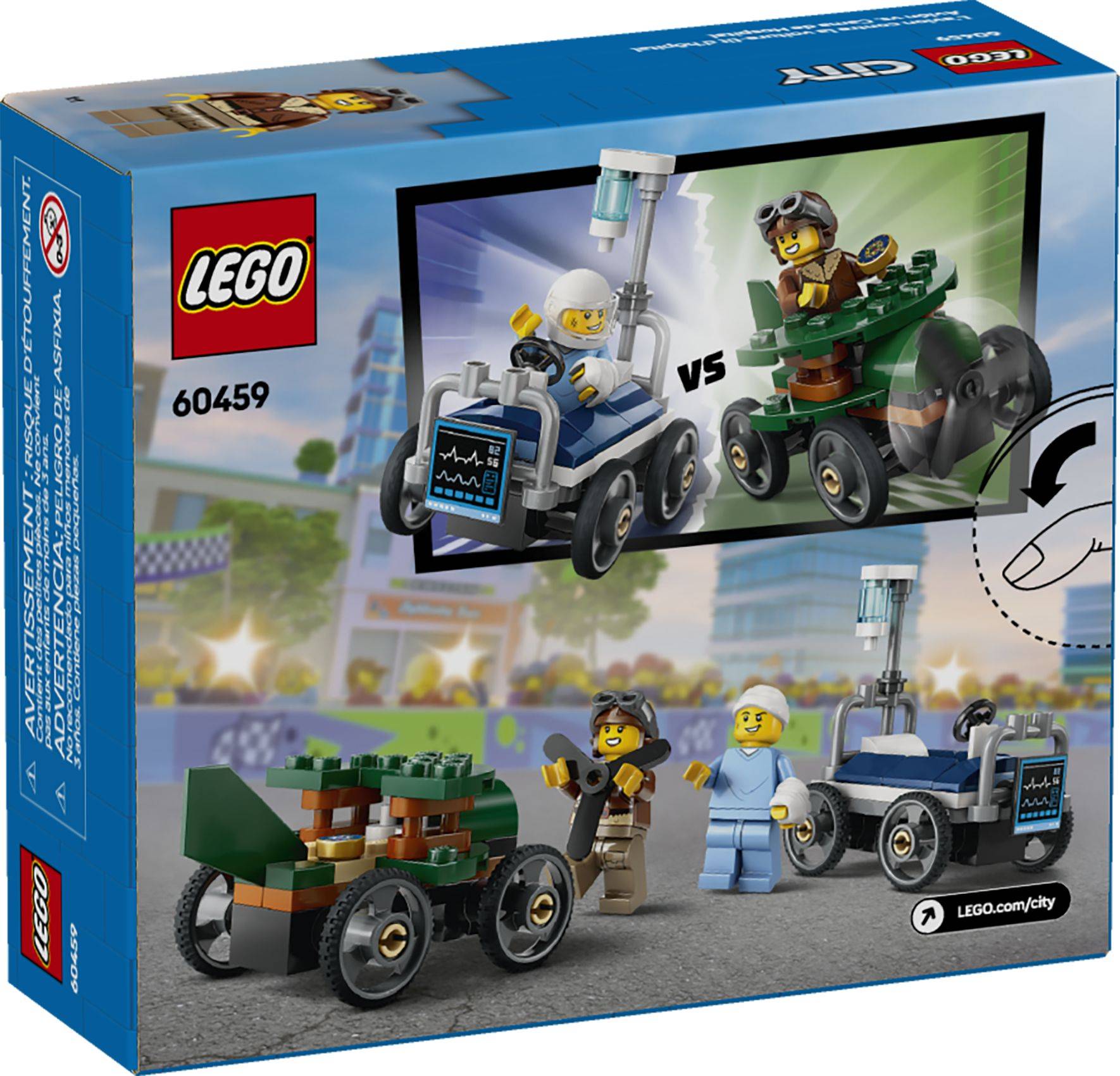 LEGO® City 60459 Flugzeug vs. Krankenhausbett