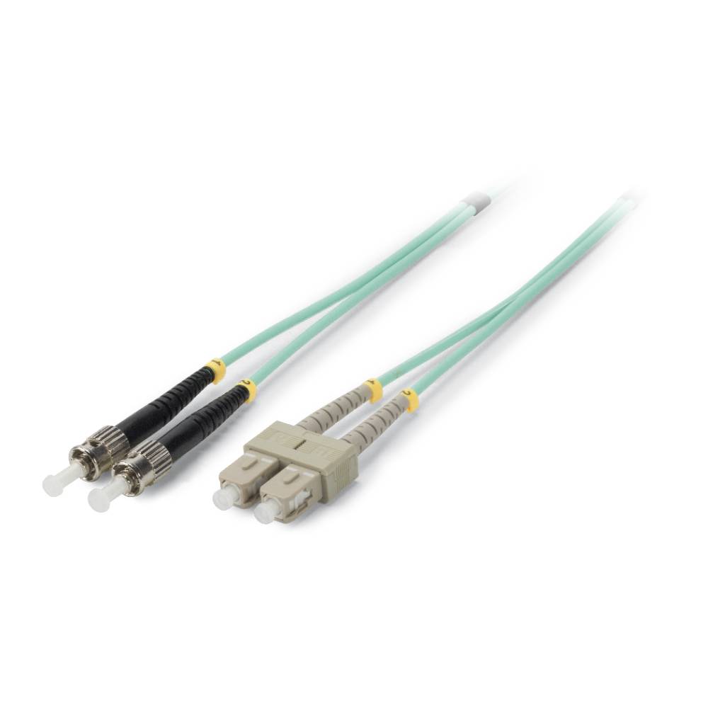 LWL-Patch-Kabel 50/125 µm | SC-Duplex / 2 x ST-II | Multimode