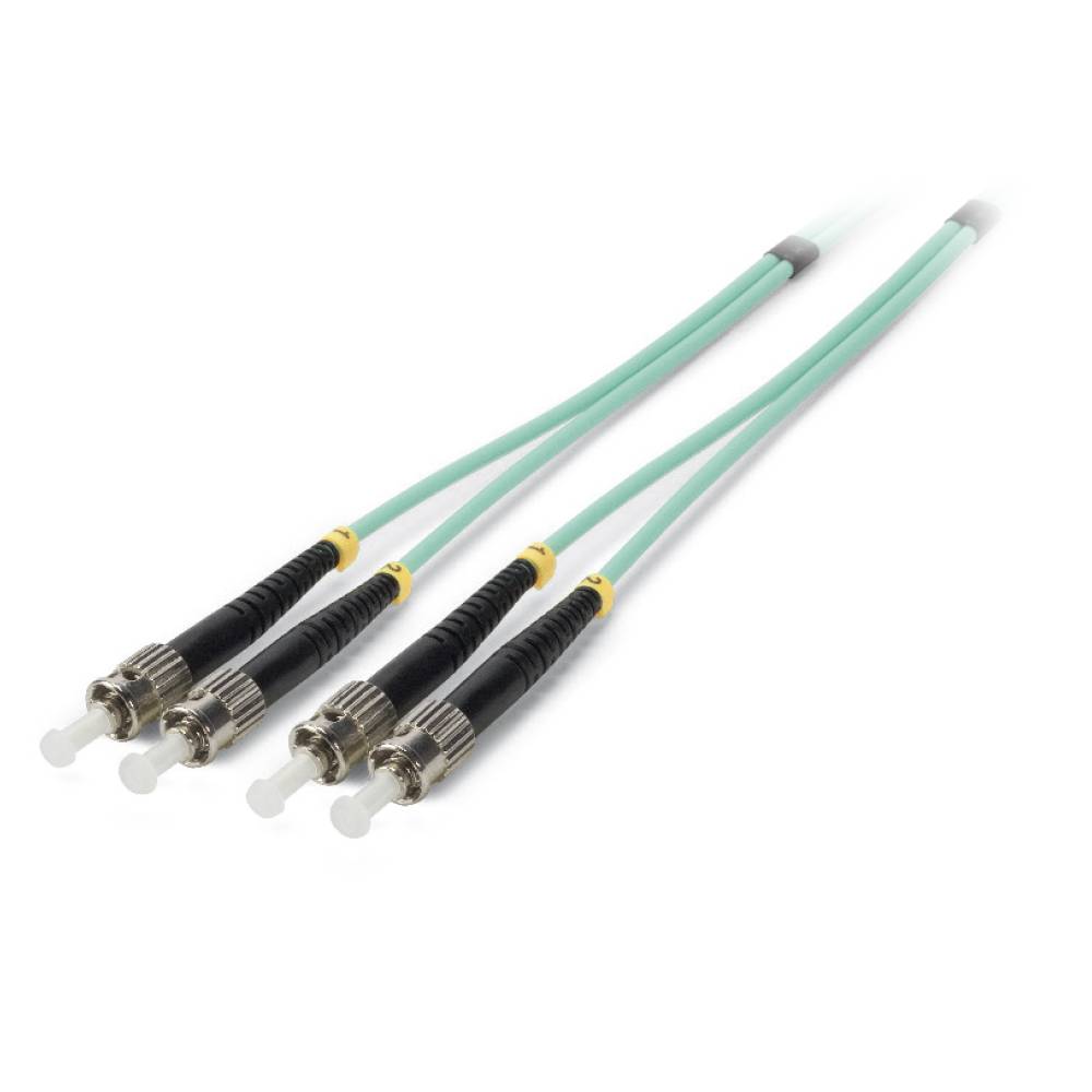 LWL-Patch-Kabel 50/125 µm | 2 x ST-II / 2 x ST-II | Multimode