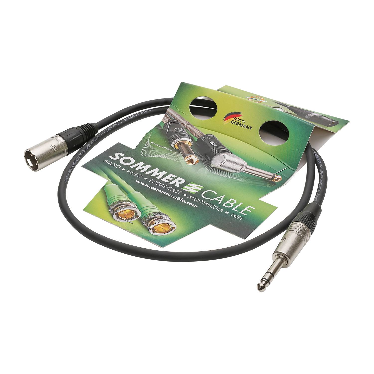 Mikrofonkabel Stage 22 Highflex, 2 x 0,22 mm² | XLR / Klinke, NEUTRIK®