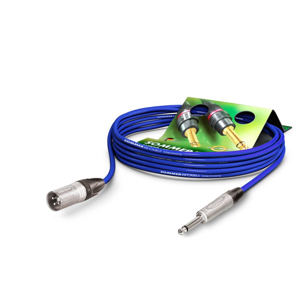 Mikrofonkabel Stage 22 Highflex, 2 x 0,22 mm² | XLR / Klinke, NEUTRIK®