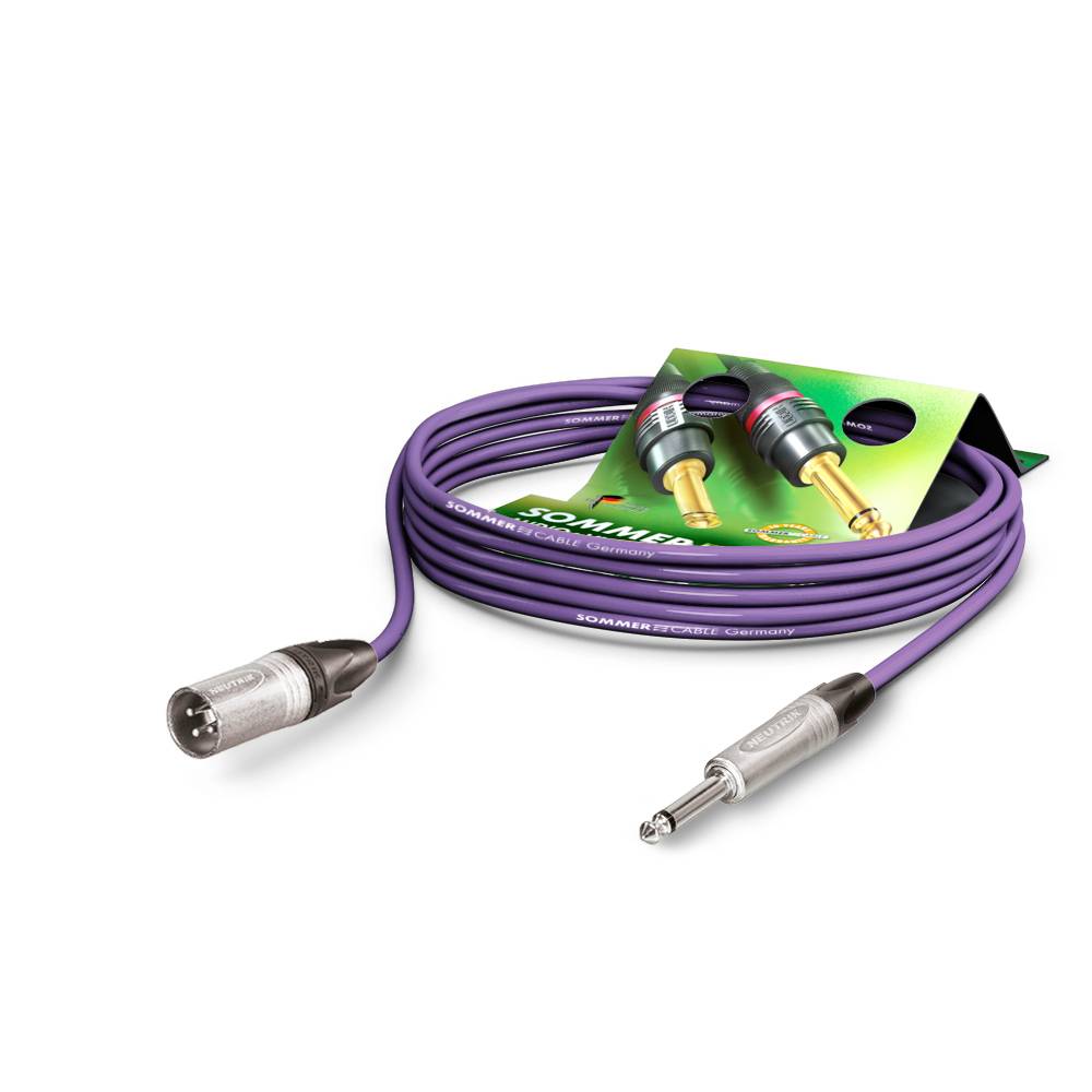 Mikrofonkabel Stage 22 Highflex, 2 x 0,22 mm² | XLR / Klinke, NEUTRIK®