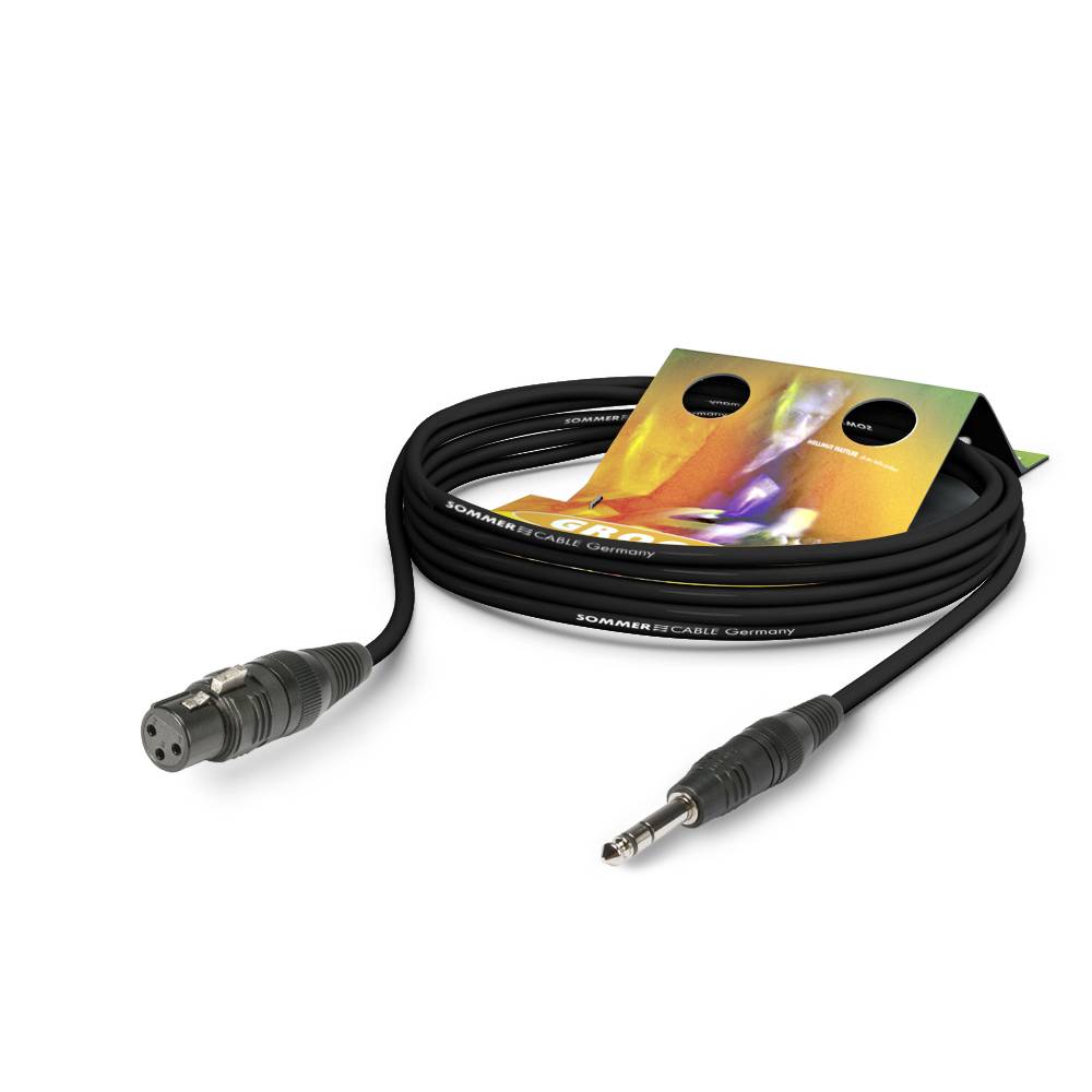Mikrofonkabel Stage 22 Highflex, 2 x 0,22 mm² | XLR / Klinke, HICON