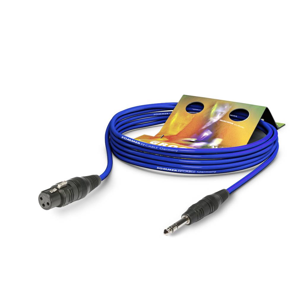 Mikrofonkabel Stage 22 Highflex, 2 x 0,22 mm² | XLR / Klinke, HICON