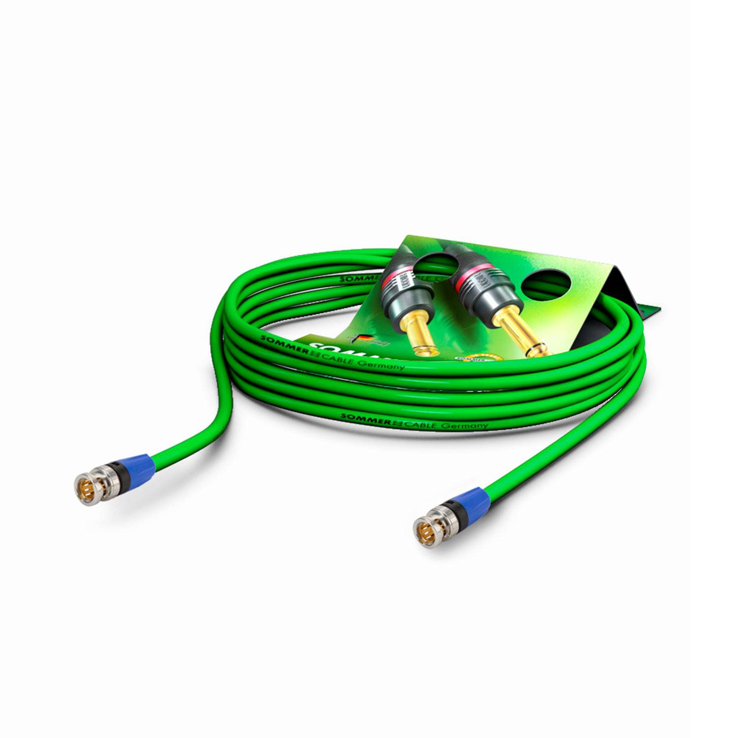 Patchkabel BNC-HD-Verbinder SC-Slimline (RCB), 1 x 0,28 mm² | BNC / BNC, NEUTRIK®