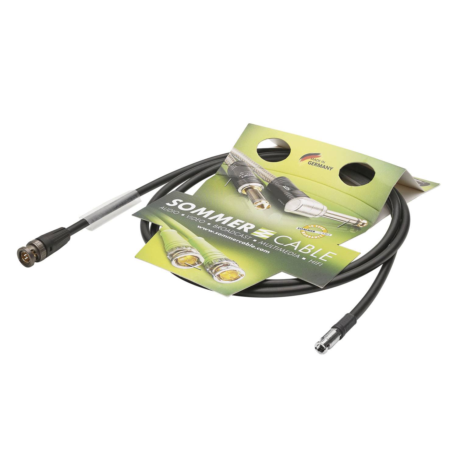 Video SC-Vector 0.8/3.7 HD-SDI, 1 x 0,50 mm² | Mini-BNC male 75 Ω / NBNC75BLP9X