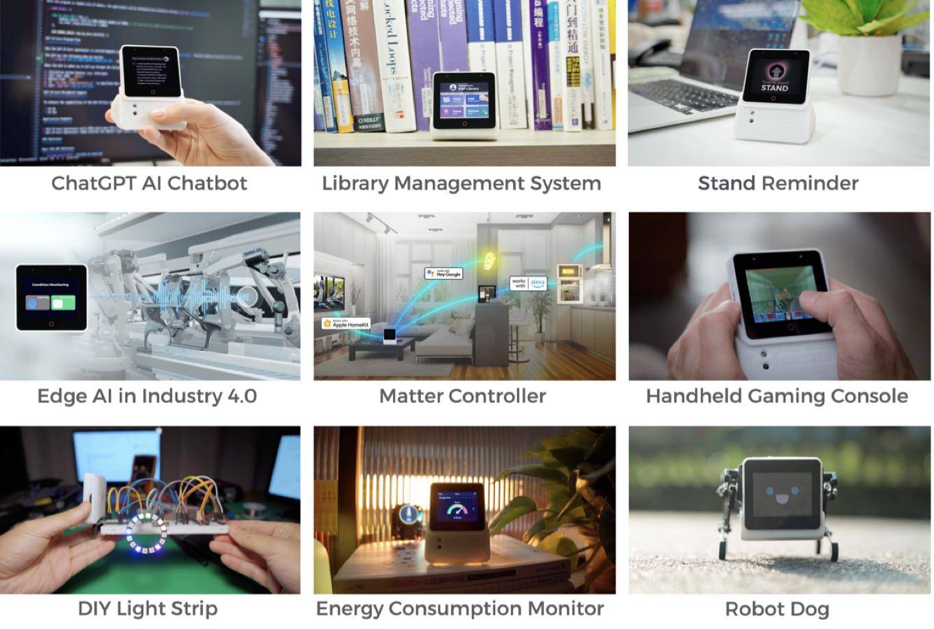 Espressif ESP32-S3-BOX-3B AIoT Kit, Open Source, Dual-Core 240MHz, Wi-Fi, BT5, 320x240, Touch-LCD