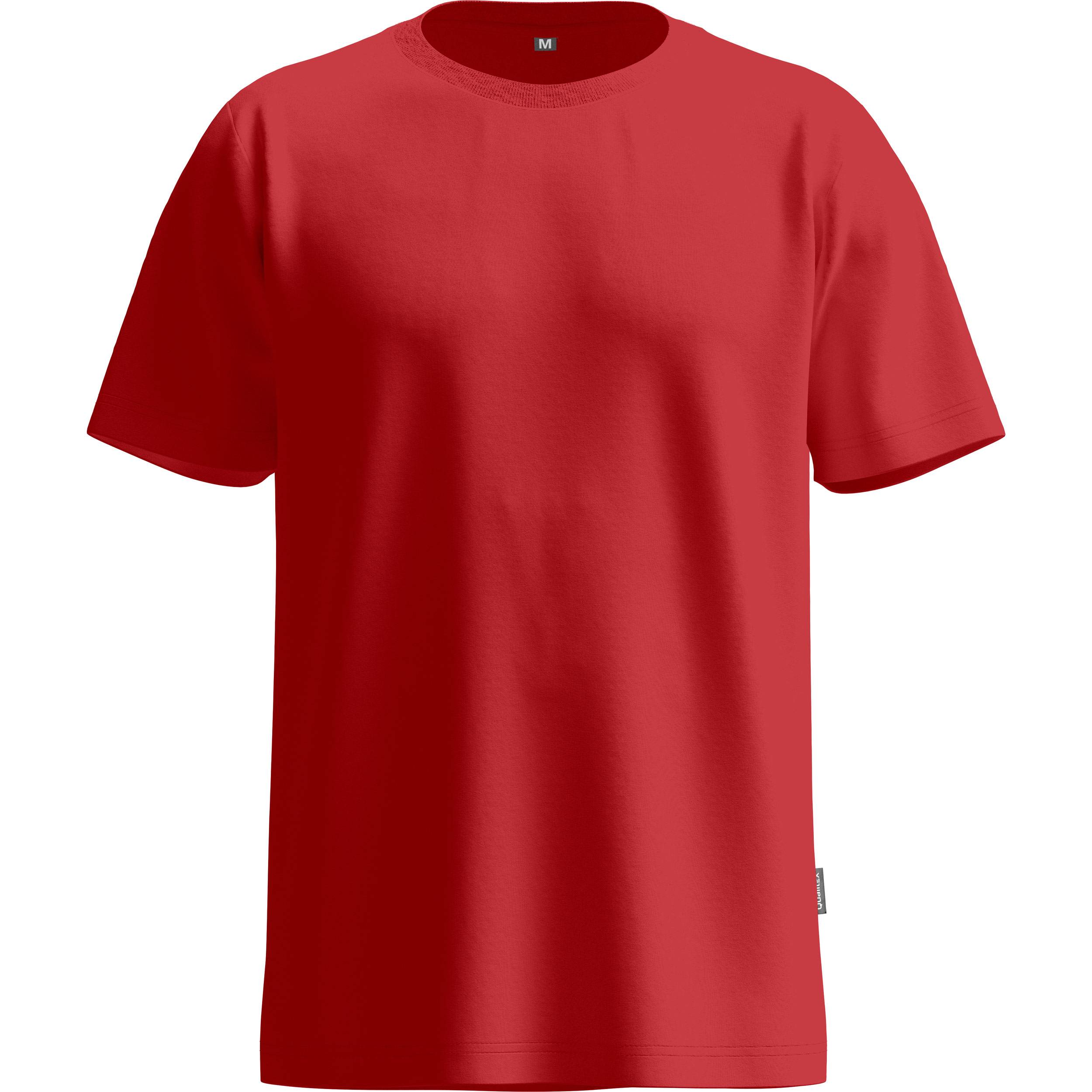 QUALITEX HIGH QUALITY WORKWEAR T-Shirt IND - feuerrot - Herren: M Damen: M