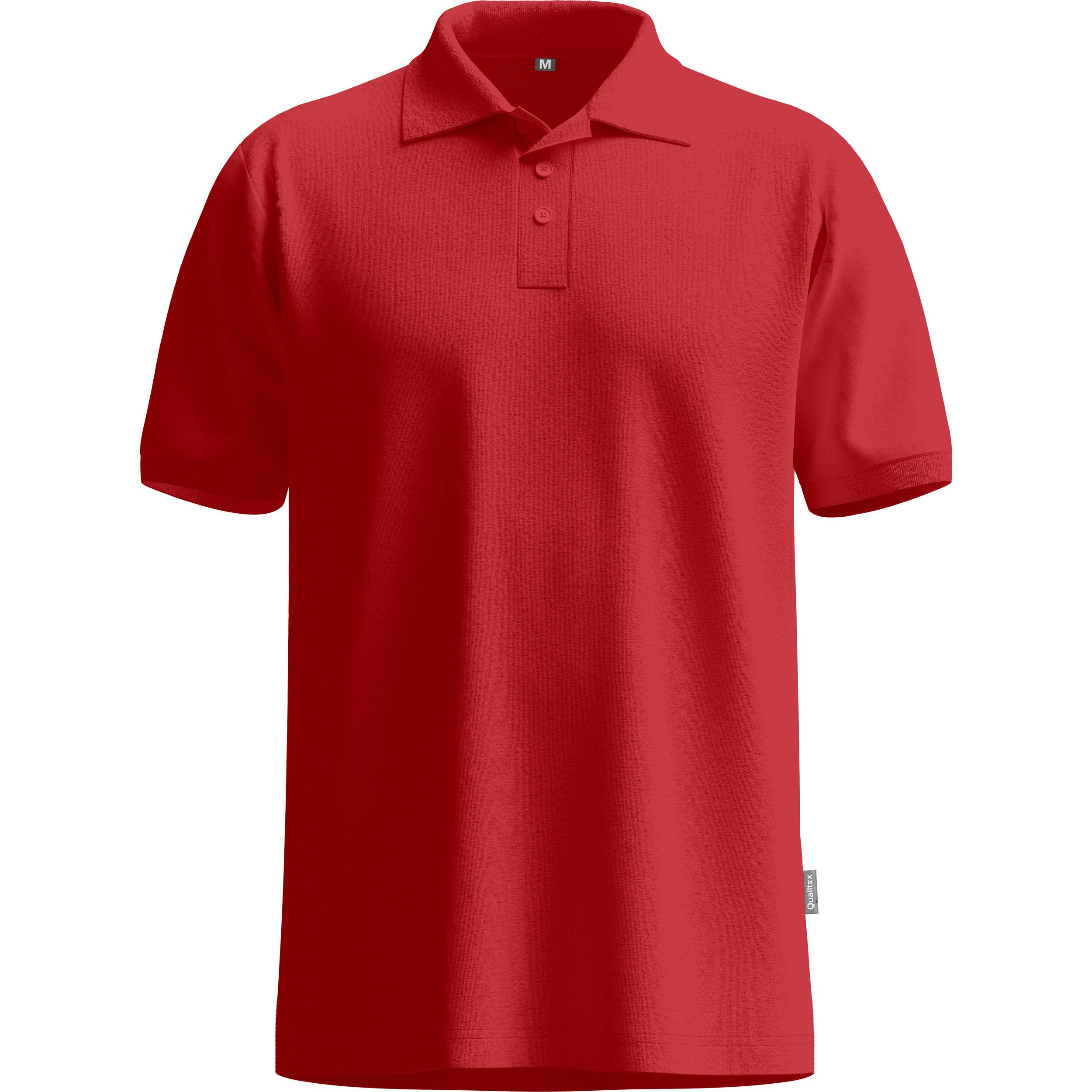 QUALITEX HIGH QUALITY WORKWEAR Polo-Shirt IND - feuerrot - Herren: M