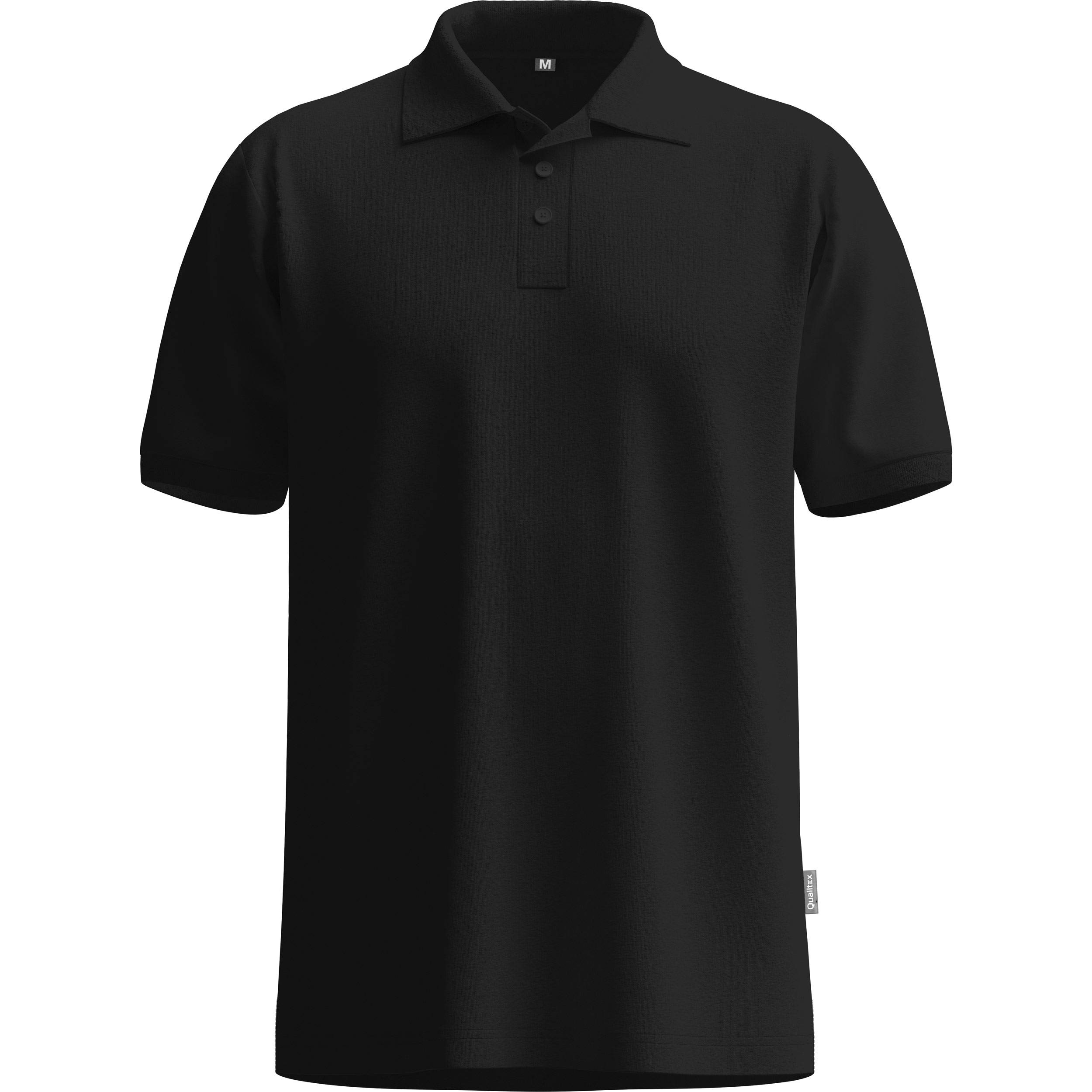QUALITEX HIGH QUALITY WORKWEAR Polo-Shirt IND - schwarz - Herren: 6XL