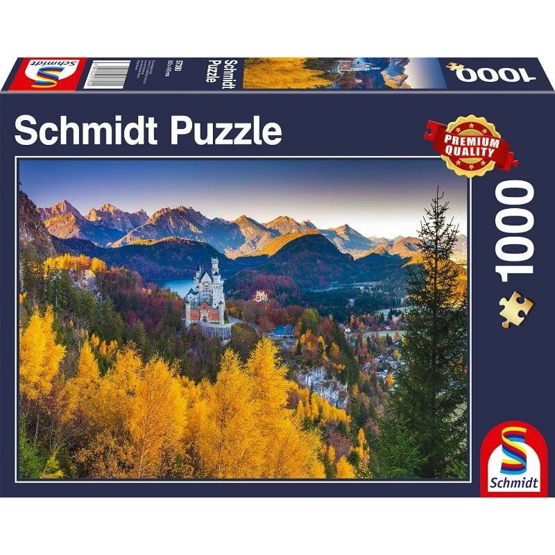 Schmidt Spiele Puzzle 1000 herbs Teile l. Neuschwans Teile ein