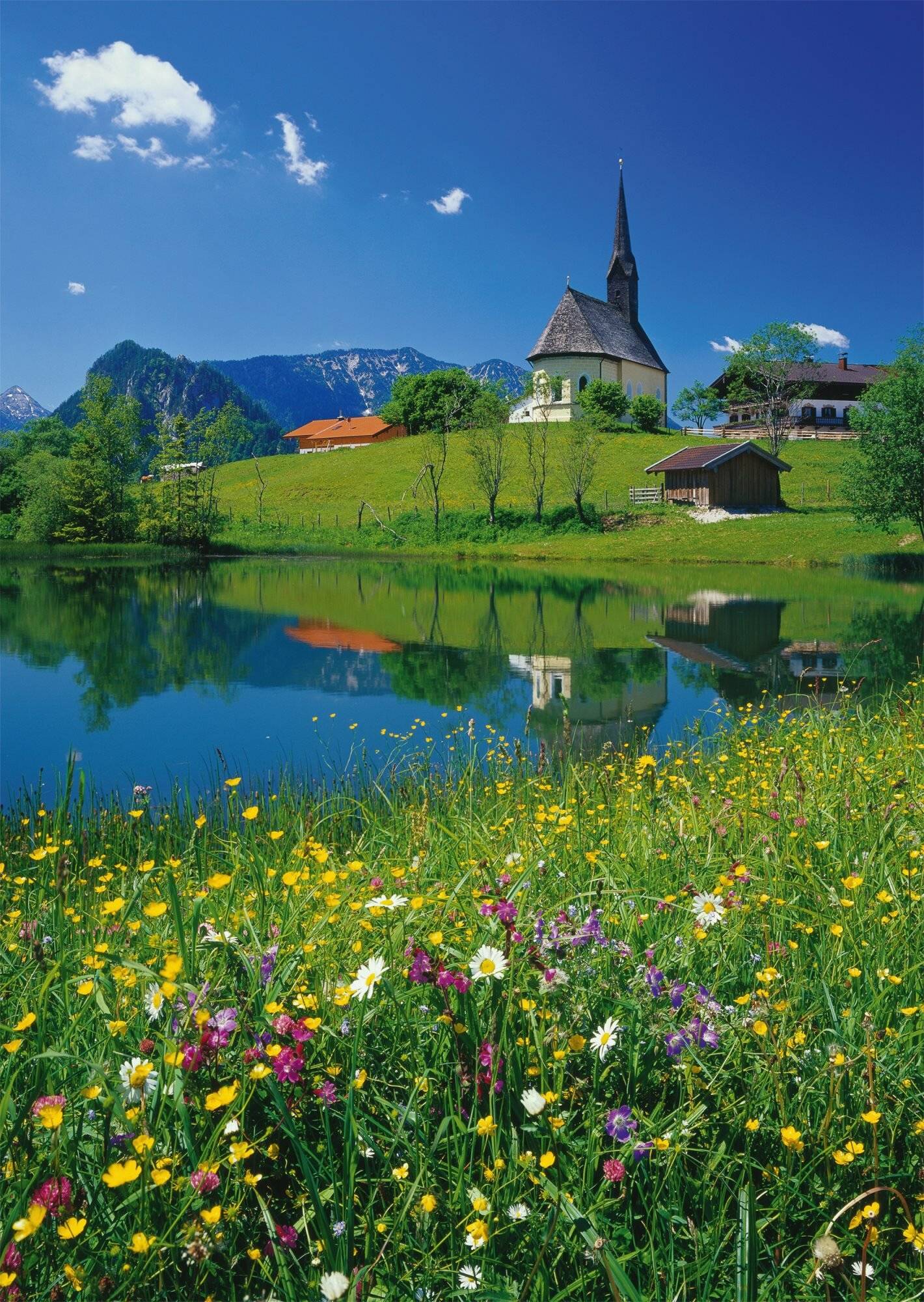 Schmidt Spiele Puzzle 1000 Teile Inzell, Einsiedlhof