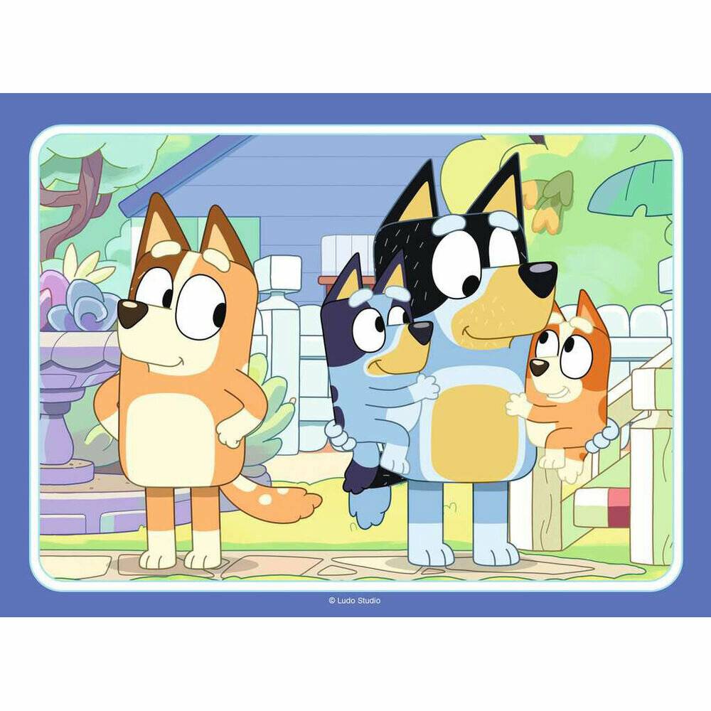 4 Puzzle in 1 - Bluey