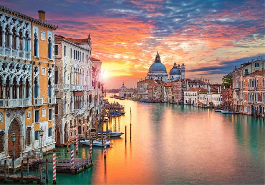 Puzzle da 500 Pezzi - Venezia al Tramonto