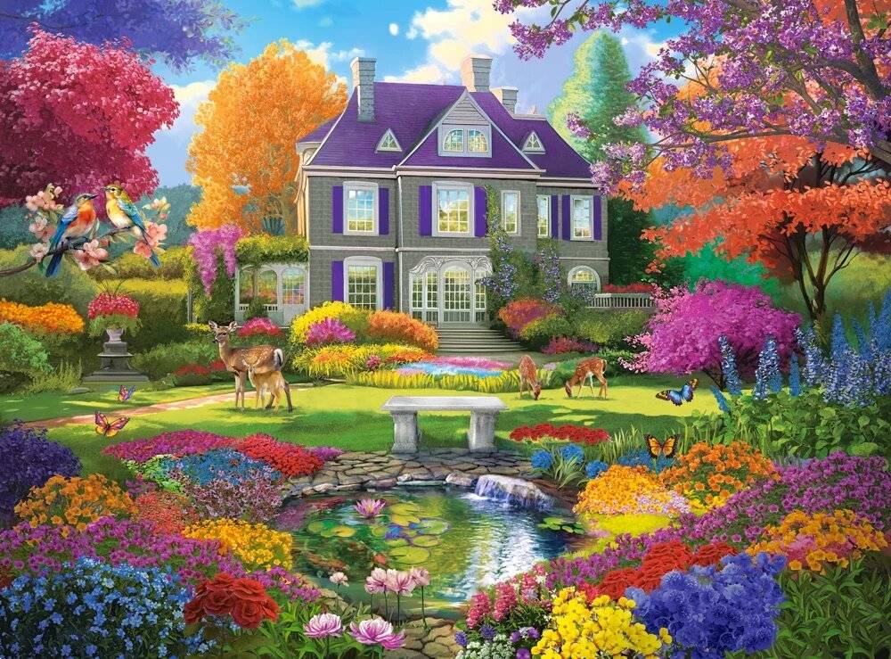 Puzzle da 3000 Pezzi - Giardino dei Sogni