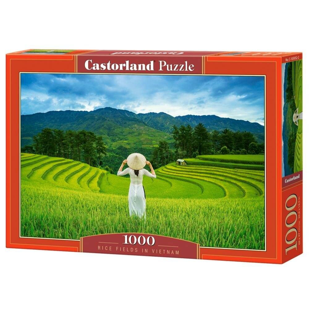 Puzzle da 1000 Pezzi - Campi di Riso in Vietnam