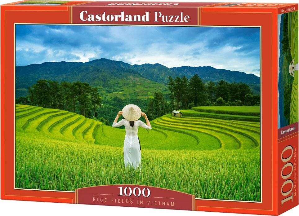 Puzzle da 1000 Pezzi - Campi di Riso in Vietnam