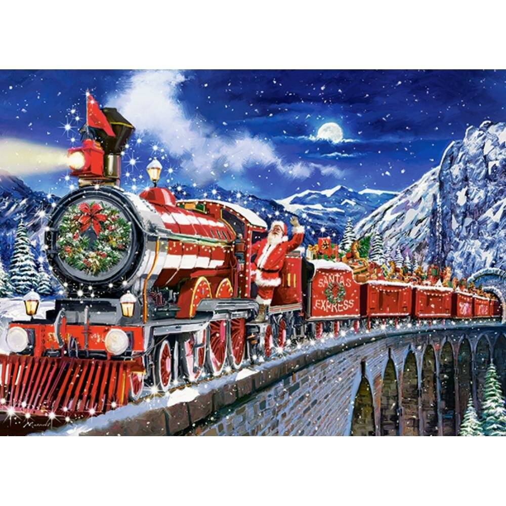 Puzzle da 200 Pezzi - Babbo Natale Sta Arrivando in Città