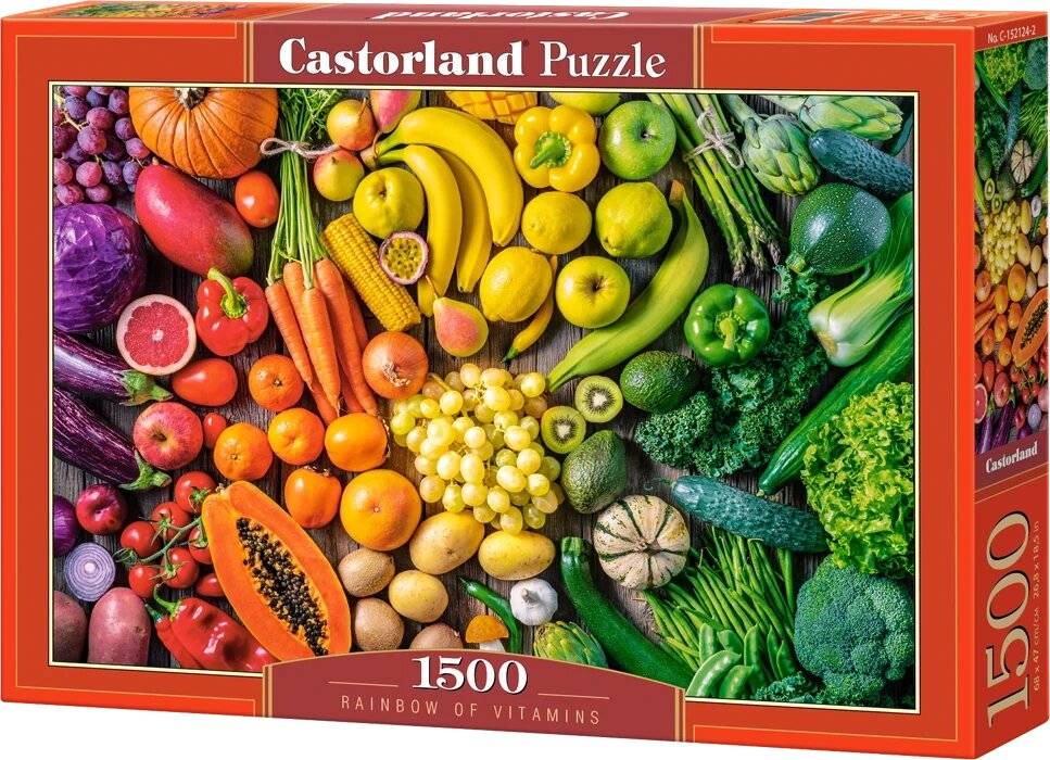 Puzzle da 1500 Pezzi - Arcobaleno di Vitamine