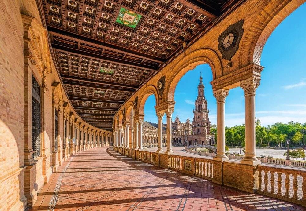 Puzzle da 1000 Pezzi - Piazza di Spagna, Siviglia, Spagna
