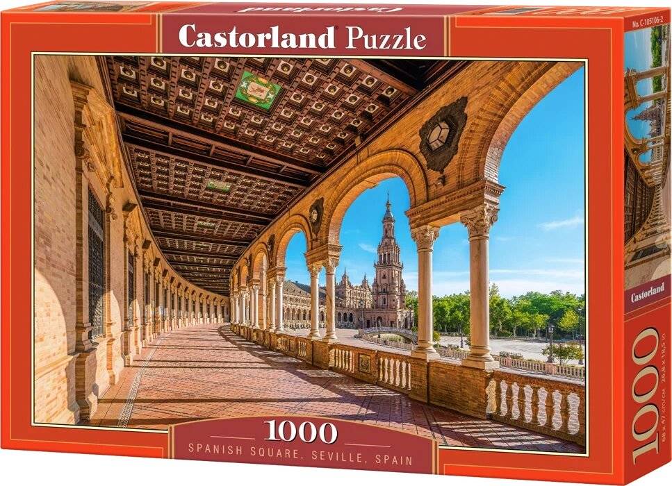 Puzzle da 1000 Pezzi - Piazza di Spagna, Siviglia, Spagna