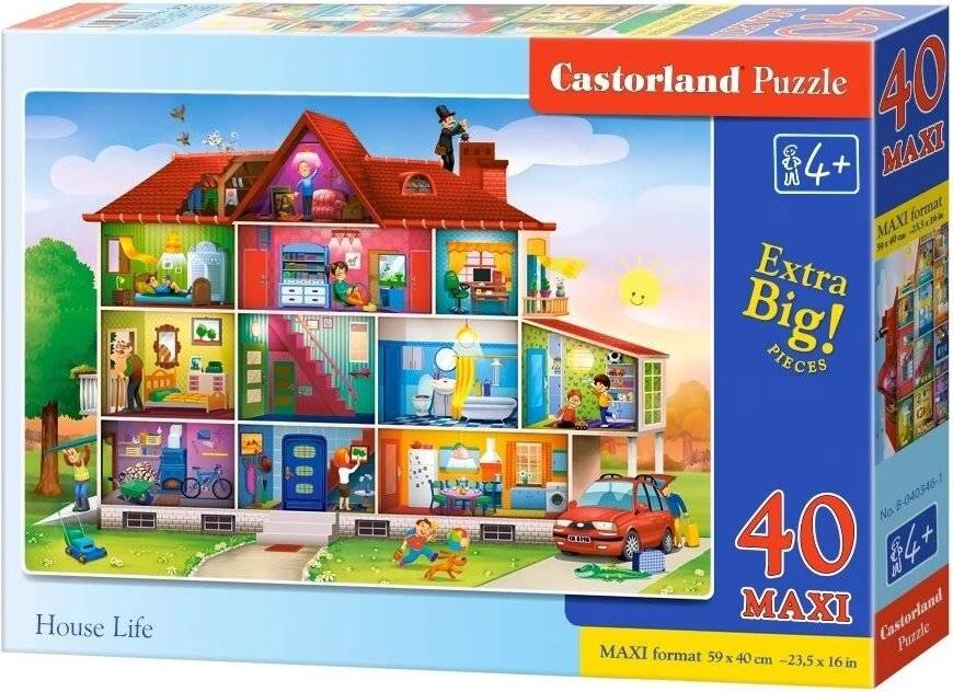 Puzzle da Maxi 40 Pezzi - Vita Domestica