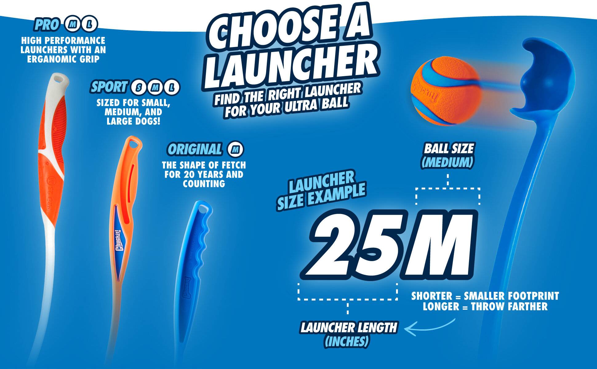 Chuckit 18M Pro Max Glow Launcher