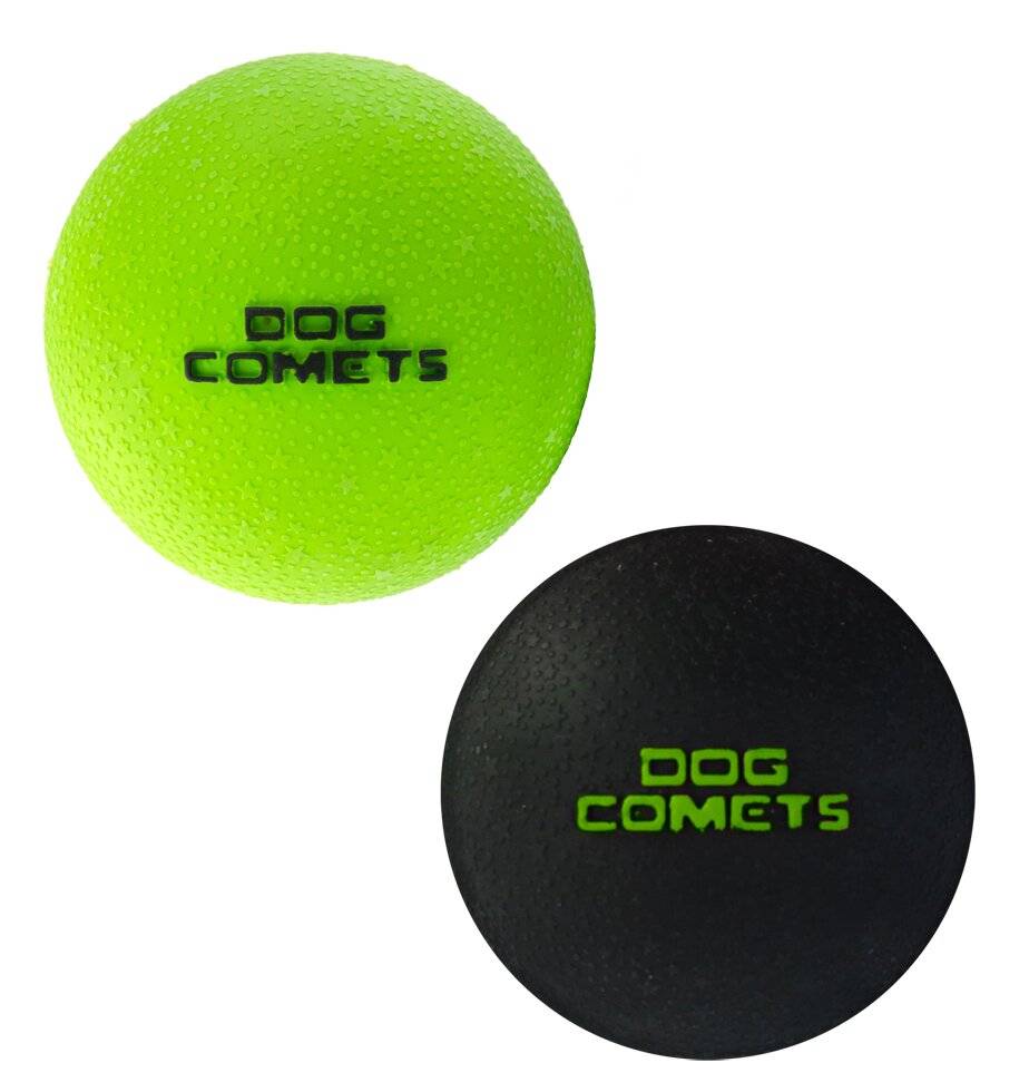 Dog Comets Ball Stardust Schwarz/Grün M
