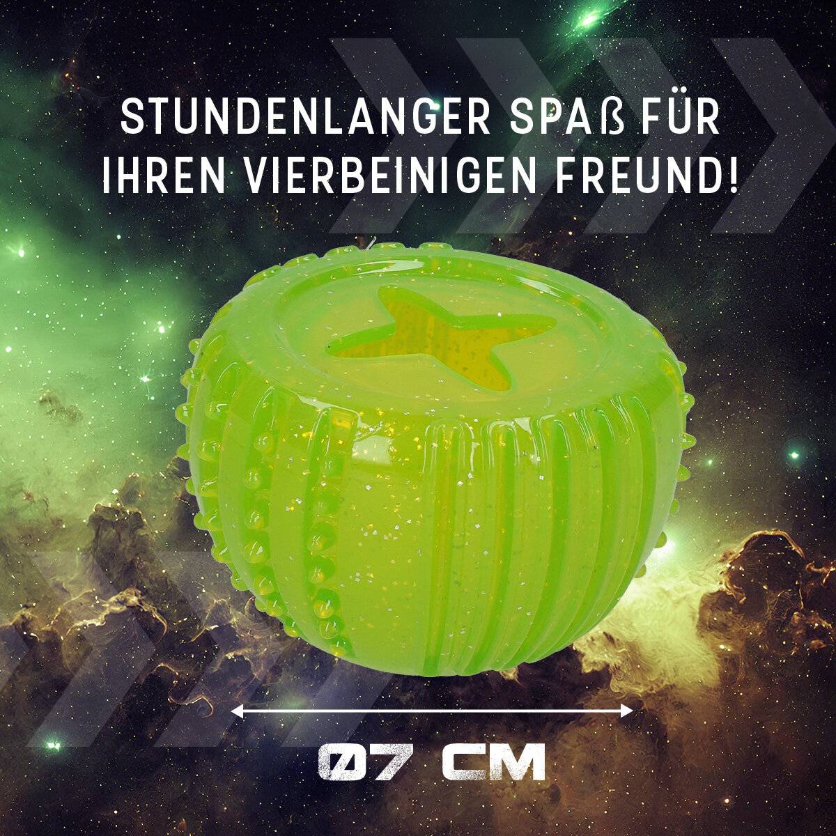 Dog Comets Pallas with Treat Locker Green