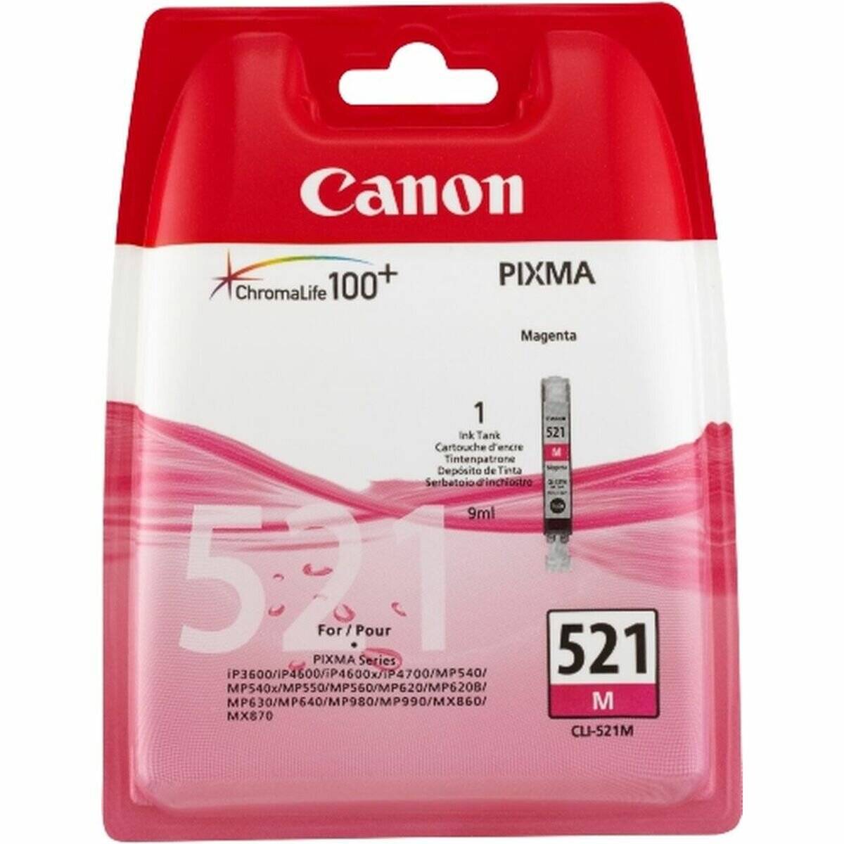 Canon Ink CLI-521 CLI521 Magenta (2935B001)