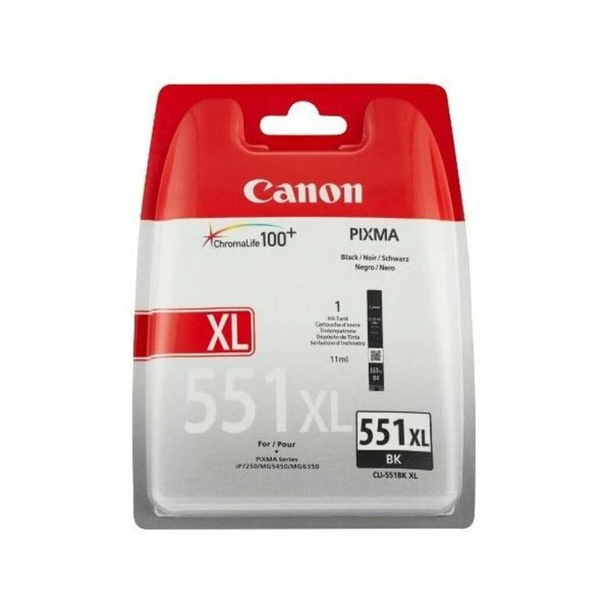 Canon Ink CLI-551XL CLI551XL Black Schwarz (6443B001)