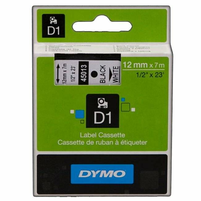 Dymo Dymo Schriftband 45013 Black White (S0720530)