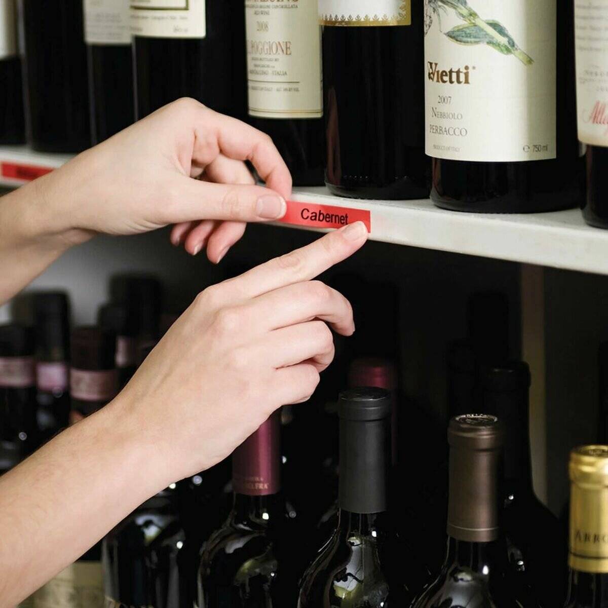 Dymo Dymo Schriftband 45017 Red Black (S0720570)