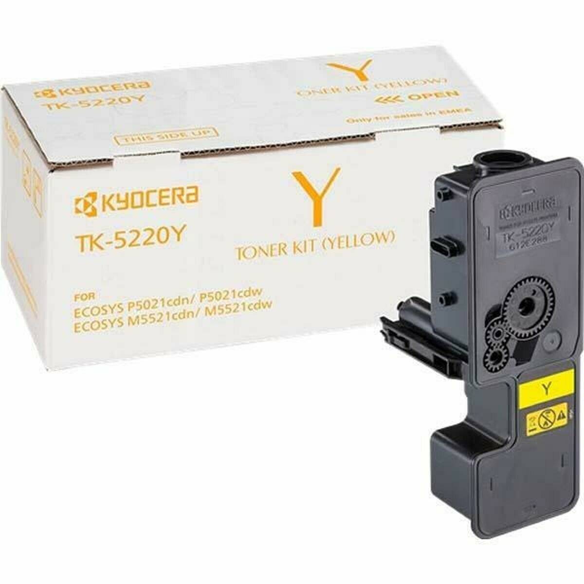 Kyocera Cartridge TK-5220 TK5220 Yellow Gelb (1T02R9ANL1)