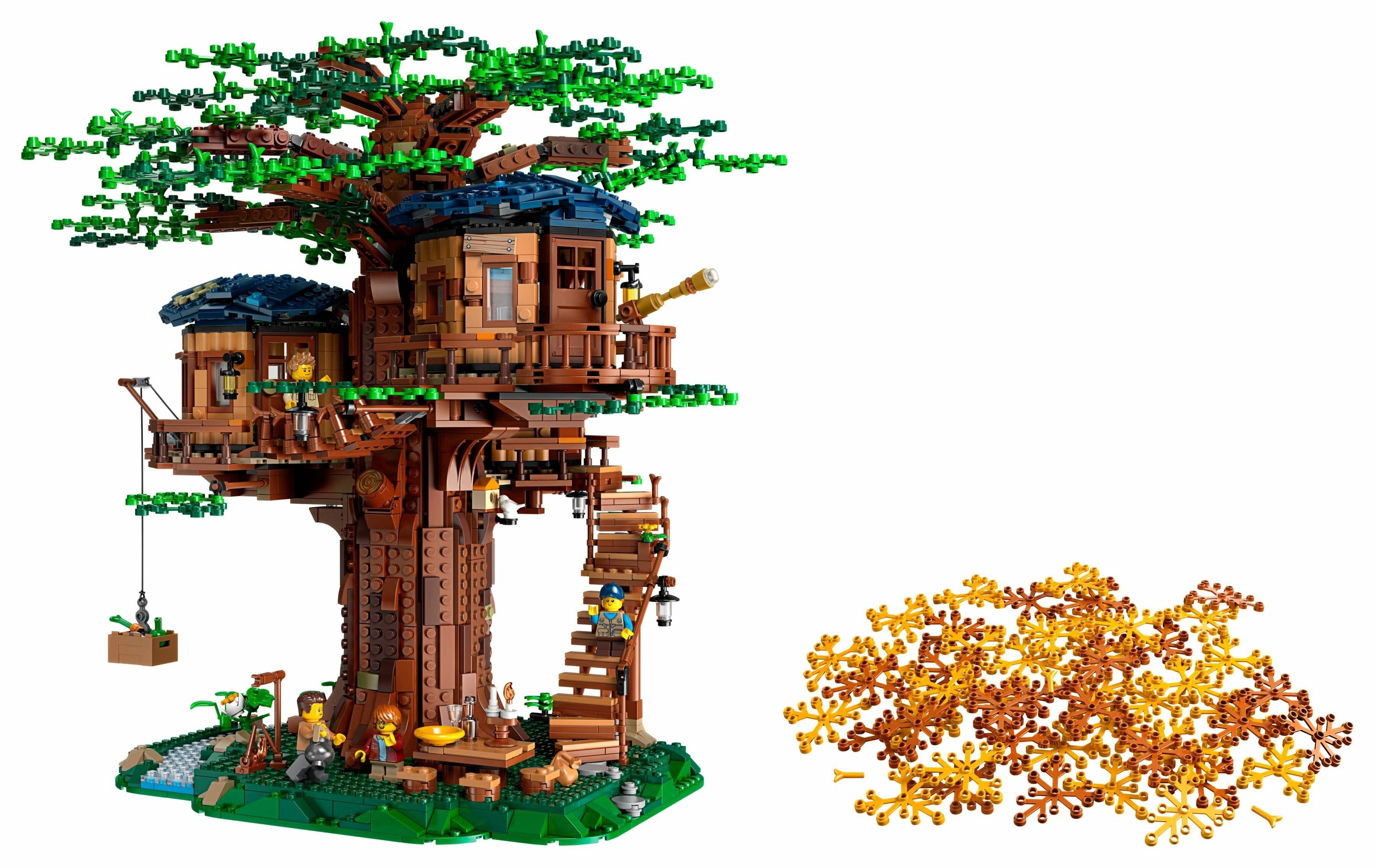 LEGO Ideas Baumhaus Konstruktionsspielzeug mit 3036 Teilen 16+(21318)