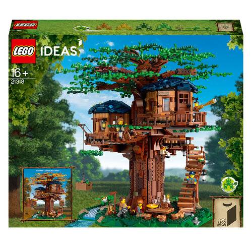 LEGO Ideas Baumhaus Konstruktionsspielzeug mit 3036 Teilen 16+(21318)