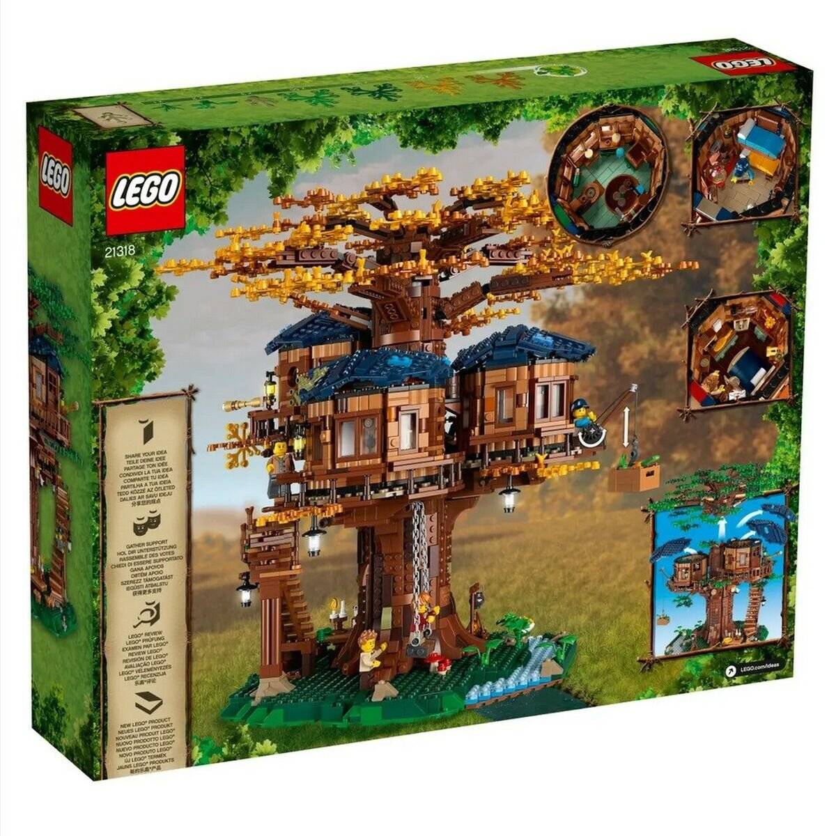 LEGO Ideas Baumhaus Konstruktionsspielzeug mit 3036 Teilen 16+(21318)