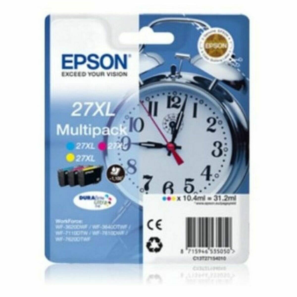Epson Ink No 27 Epson27 Epson 27 XL Multipack (C13T27154012)
