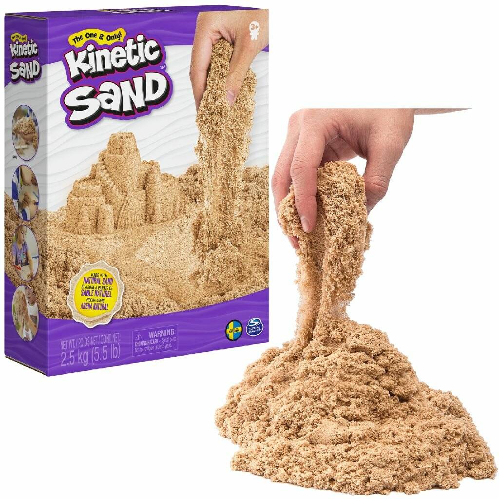 Spin Master 36889 - Kinetic Sand - Braun (2,5 kg)