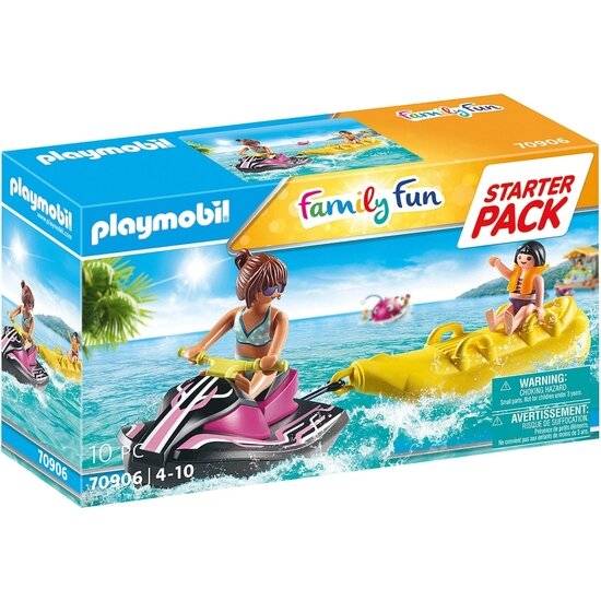 PLAYMOBIL 70906 Family Fun Starter Pack Wasserscooter mit Bananenboot